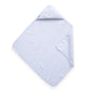 Clair de Lune | Marshmallow Hooded baby bath towel | 75 x 75 cm White | For Bath time | Super Soft Cotton/Terry Towelling |
