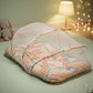Baybee Baby Bedding Set For New Born Baby, Bed Mattress With Mosquito Net & Neck Pillow, Sleeping Nest Travel, Infant Toddler Be
