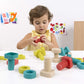 Miniland ECO Nuts & Bolts with Activities - STEM, Geometric, Shapes, Visual Motor Coordination, Highly Resistant