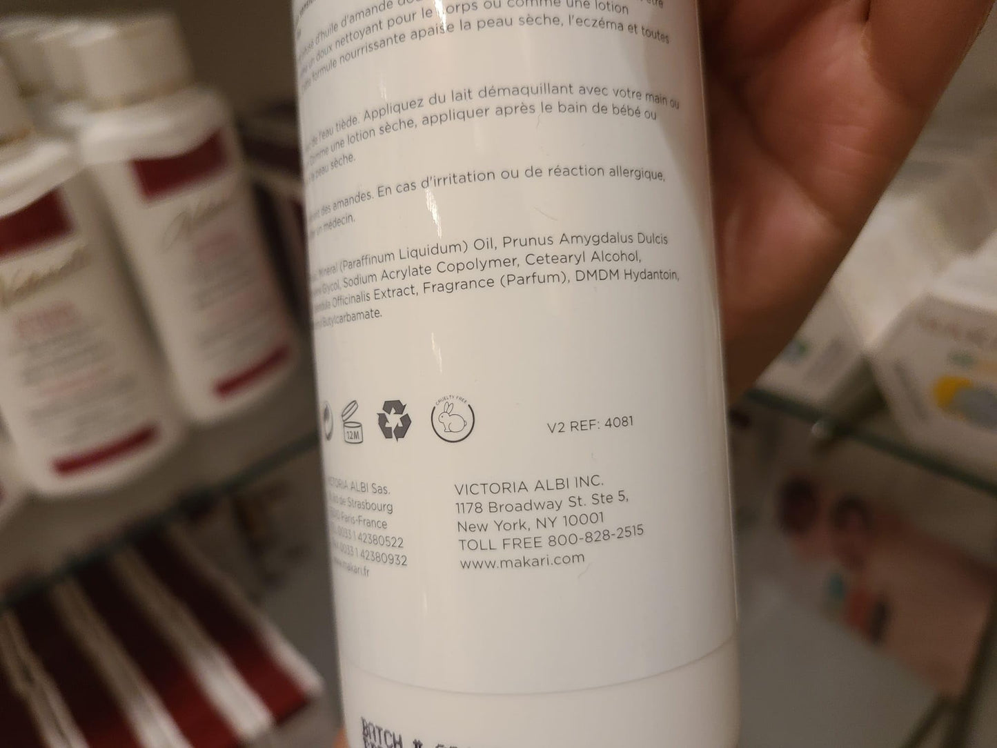 Makari Baby Bath Wash Cleansing Milk 1000 Ml - Gentle 2-In-1 Body Wash And Dry Skin Lotion For Babies - Infused With Sweet Almon