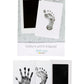 Little Pear Clean-Touch Babyprint Ink Pad, No Touch Ink Pad For Baby, Handprint Or Footprint Keepsake, Black Ink
