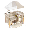 Baby Bassinet 5 in 1 Pack and Play,Baby Crib Adjustable Beside Sleeper One-Second &One-Hand Setup,Portable Playard Foldable Play