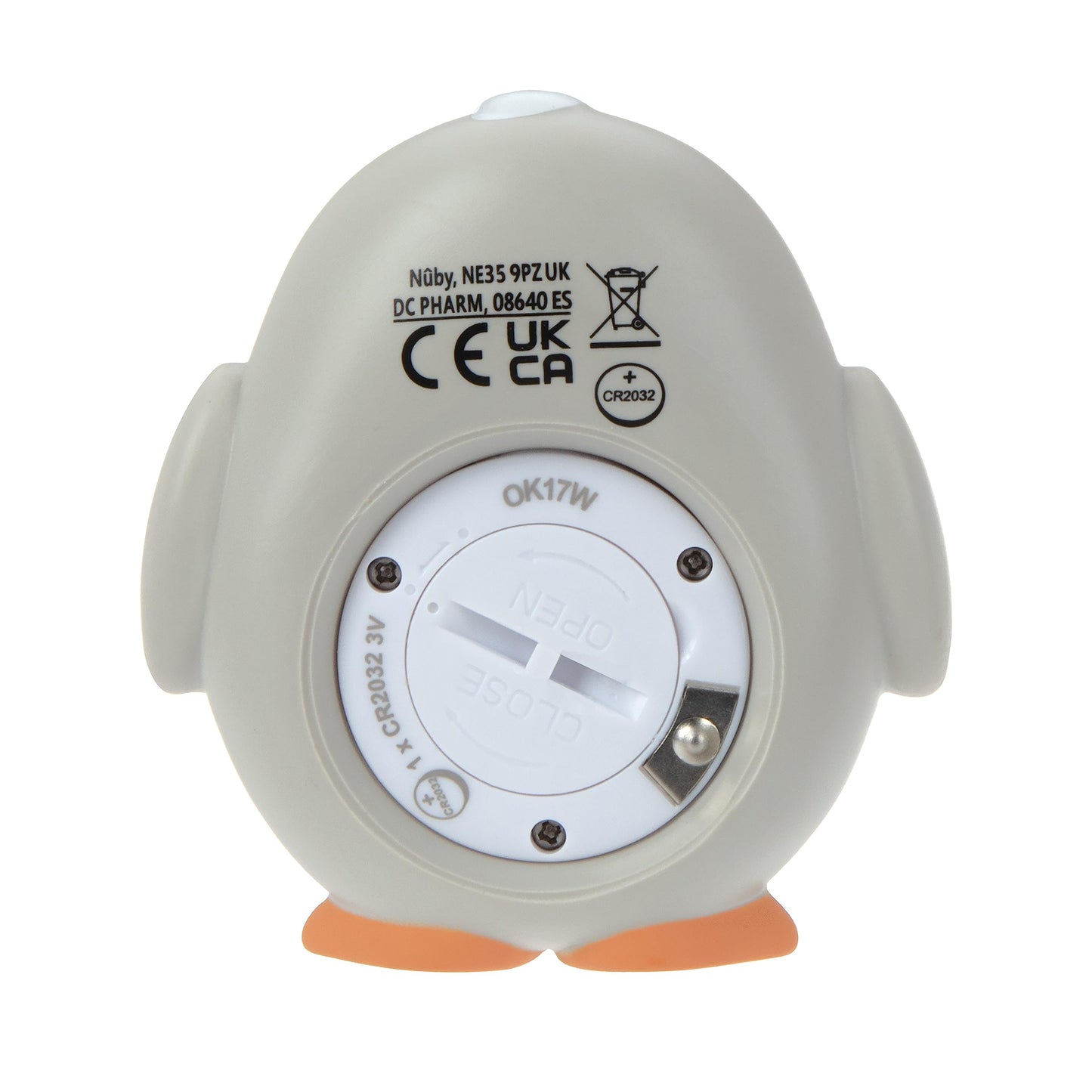 Nuby Bath And Room Digital Thermometer - Baby Thermometer For Safe And Cozy Bath And Room Temperatures - Penguin