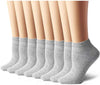 Mukhaksh Grey Ankle Length Socks For Formal/Sports/Office/School/College/Gym/Casual Wear (Set Of 4 Pairs)