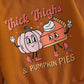 Boebnozcv Baby Boy Girl Halloween Sweatshirt Top Toddler Thick Thighs Pumpkin Pie Print Oversized Sweater Shirts Fall Clothes (B