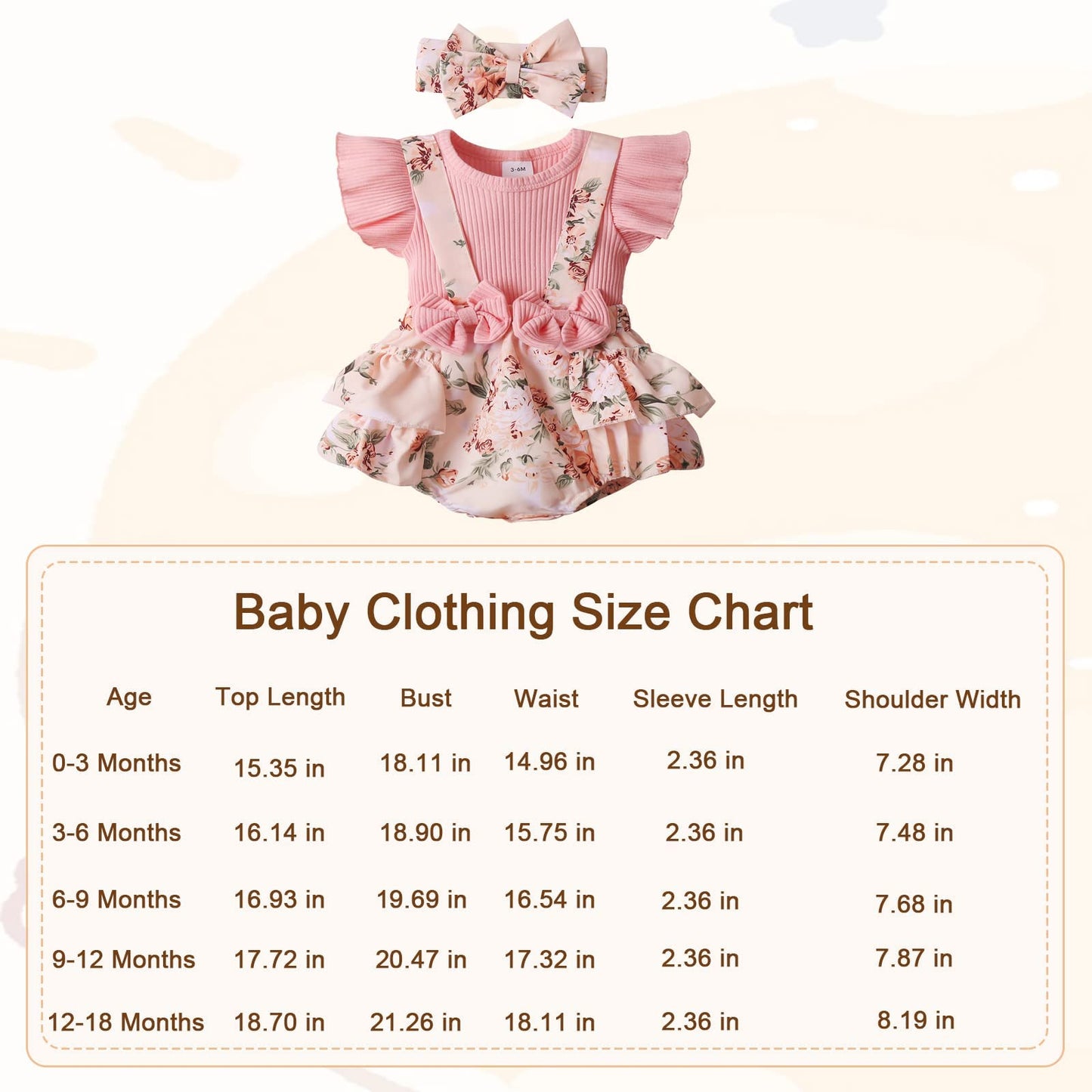 Mbmshegh Newborn Baby Girl Clothes Summer Infant Romper Outfit Short Sleeve Suspender Ribbed Shorts Clothing With Headband 0-3 M