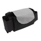 Stroller Accessory Bag Oxford Stroller Bag Large Capacity Diaper Bag for All Strollers (Black Grey)