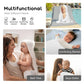 Arnzion Baby Hooded Towels For Babies And Toddlers, Muslin Baby Bath Towel Soft And Absorbency For Boys And Girls (White 2 Pack)