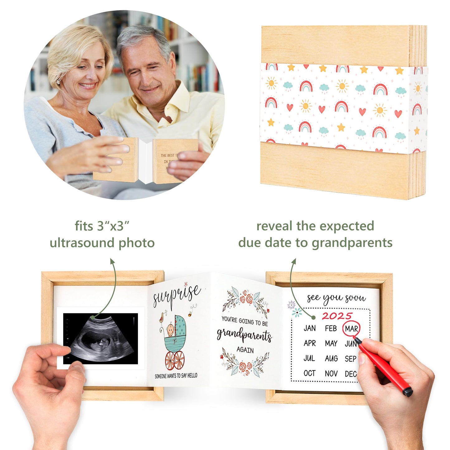 Pregnancy Announcement For Grandparents Again- You'Re Going To Be Grandparents Again Baby Announcement Gifts- Pregnancy Reveal T