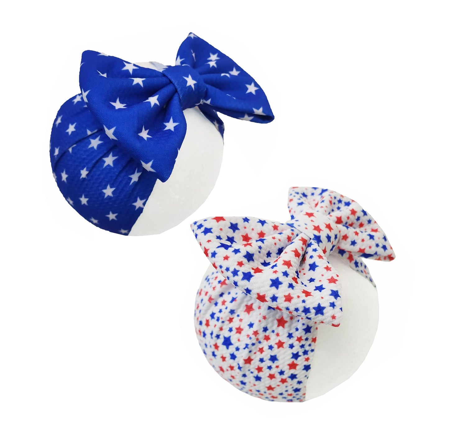 Lddcx 4Th Of July Bows For Baby Girls Headband, Newborn Bows Headbands Baby Hair Bows Hairbands Hair Accessories.(Fd104-4Th Of J