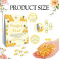 Guawubiang Mini Pacifiers Baby Shower Game, Pacifiers Hunt Sign, Honey Themed Baby Shower Game Set, 50Pcs Yellow Mini Pacifiers