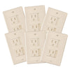 6-Pack Safety Innovations Self-Closing (2 Screw) Decora Outlet Covers- An Alternative To Wall Socket Plugs For Child Proofing Ou
