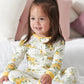 Gerber Baby Girl'S 4-Pack Footed Pajamas, Roses And Fox, 3T
