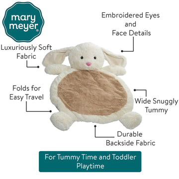 Mary Meyer Bestever Baby Mat, Cream Bunny