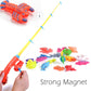 CozyBomB Magnetic Fishing Toy Pole 2 Pack for Replacement - No Fishes are Included - Bathtime Carnival Toddler Education Teachin