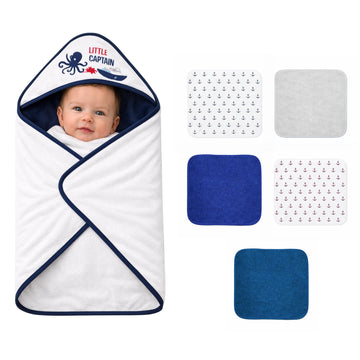 BODYCARE Baby Printed Blanket (Towel & Washcloth)