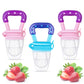 Glun Soft Teether For Infant Baby Pack Of 3 Silicone Baby Feeder, Food & Fruit Feeder For 3 To 12 Months, Bpa Free Anti Choking 