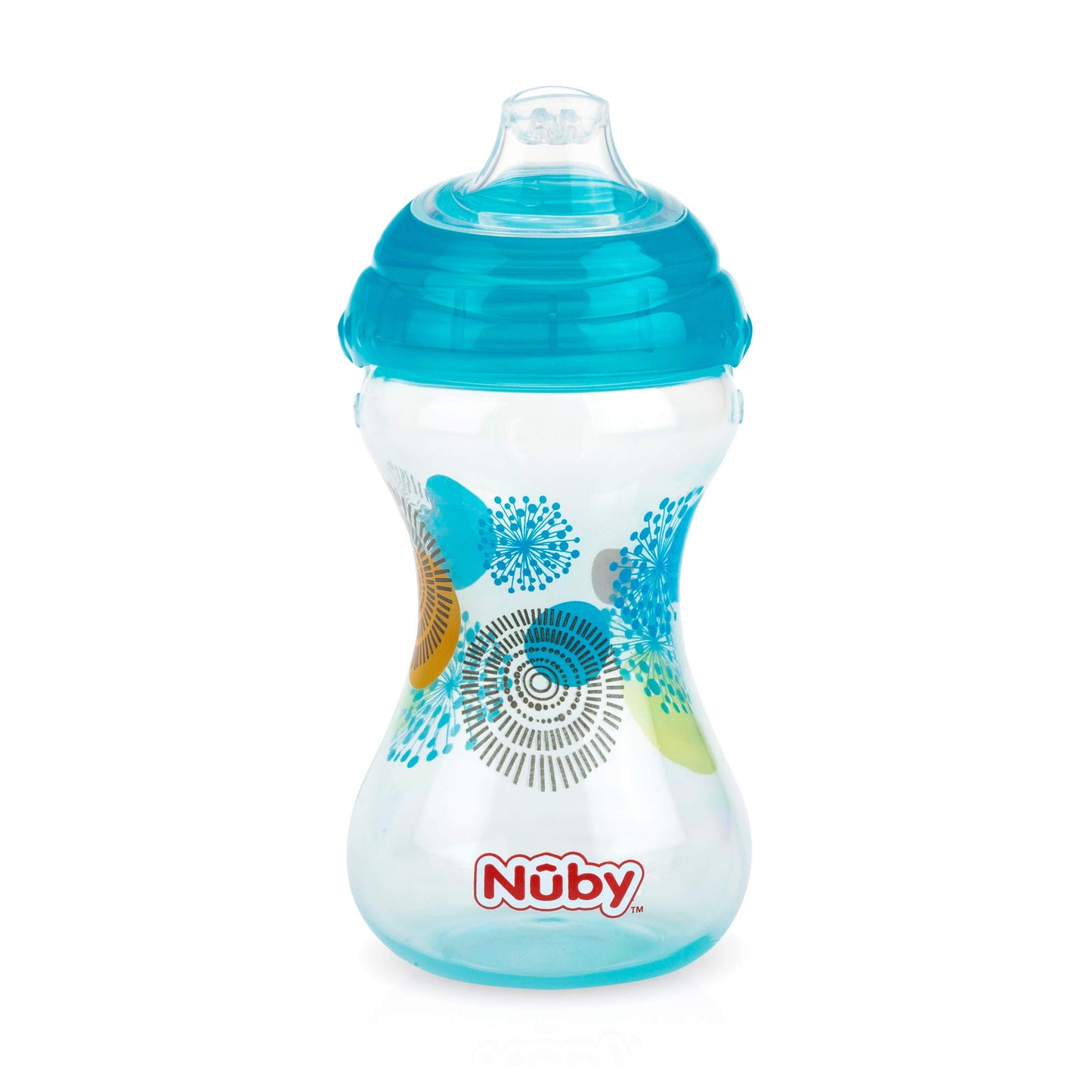 Nuby 3Pk No Spill 'Pinpoint' Soft Spout Clik-It, Girl, 10 Oz