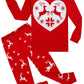Kikizye Baby Girls Boys Long Sleeve Christmas Pajamas Sets Toddler Cotton Reindeer Jammies Size 18-24 Months