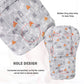 Myusbest Baby High Chair Cushion, Thick Pad For Wooden High Chair, Baby Dining Chair Liner Mat(Er Mat(Grey Forest)