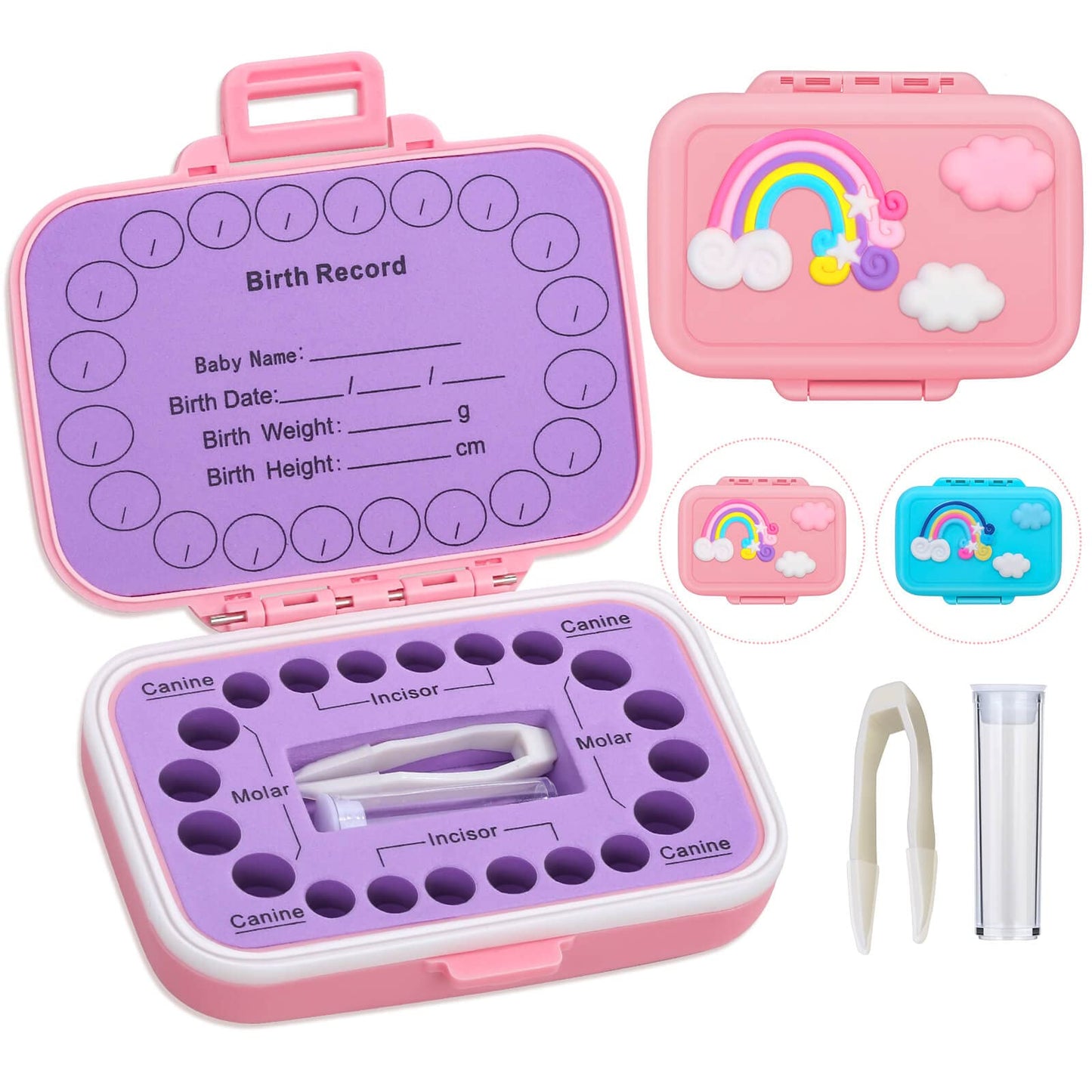 Tooth Holders For Kids Keepsake, Baby Teeth Keepsake Box, Tooth Saver, Tooth Container For Lost Teeth, Teeth Storage Holder For