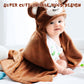 Toddler Bath Towel Hooded Kids Towels Bath Toddler Towels For Boy Girl 0-5 Years, 2-Pack Soft & Absorbent Kids Hooded Bath Towel