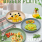 Qyeejong Classic Toddler Plates With Suction (3 Pack), Non Toxic & Bpa Free Silicone Suction Plates For Baby Toddler Kids, Non S