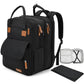 Bakeling 16 in 1 Baby Diaper Bag Backpack, Multifunctional Travel Twin Diaper Bag Backpack with Portable Changing Pad and USB Ch