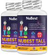 NuBest Tall Kids - Multivitamins & Minerals for Age 2 to 9 - Bone Strength & Immunity Support - Helps Kids, Toddlers Healthy - A
