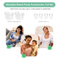 Pdfans Duckbill Valve And Silicone Diaphragm 6Pcs Compatible With Mommed S21/S18/S19 Wearable Breast Pump Replacement Parts Acce