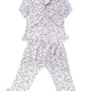 |Baby Jackson| Soft Pure Cotton Print Fower Night Suit for Baby Girl Pack of 1 (12 Years) Pink