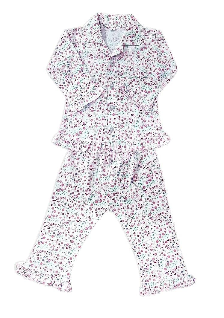 |Baby Jackson| Soft Pure Cotton Print Fower Night Suit for Baby Girl Pack of 1 (12 Years) Pink