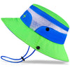 Baby Sun Hat Toddler Sun Hat Kids Breathable Bucket Sun Protection Hat | Adjustable, Stay-On Chin-Strap, Summer Play (Green, 12-