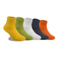Umelok Baby Socks Non-Slip Grips 5-Pack (0-12 M) - Mixed Bright Colors Cotton Ankle Socks For Boys Girls | Essential Nursery Sof