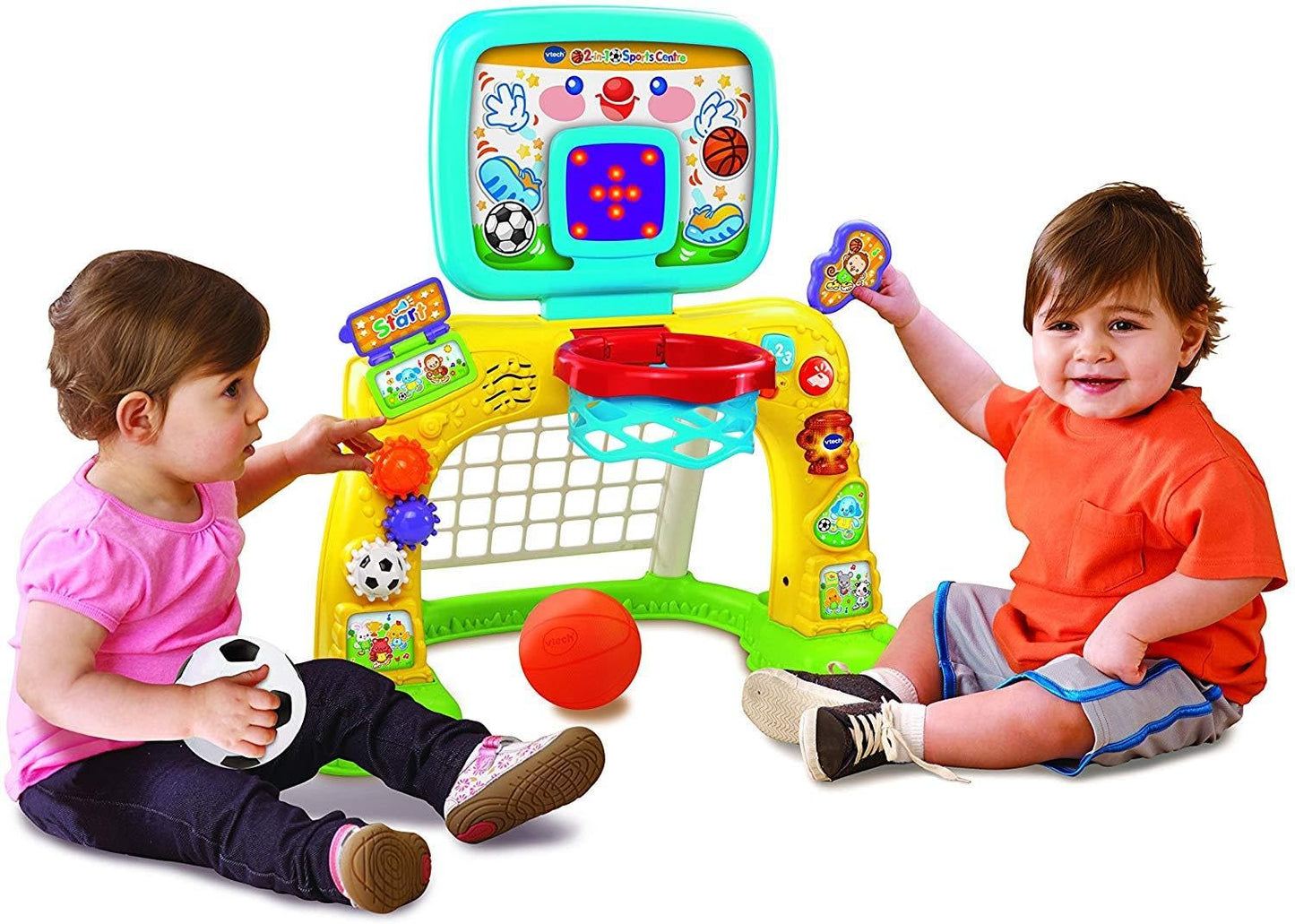 VTech 3-in-1 Sports Centre, Baby Interactive Toy with Colours and Sounds, Learning with Role-Play, Suitable for Baby Boys & Girl