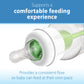 Dr. Browns Natural Flow Preemie Flow Narrow Baby Bottle Silicone Nipple, Slowest Flow, 0M+, 100% Silicone Bottle Nipple, 6 Count