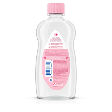 Johnson & Johnson Baby Oil Pure Mineral Oil To Prevent Moisture Loss Original Fl, 14 Fl Oz, (Single Pack)