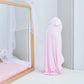 Hiphop Panda Bamboo Hooded Baby Towel - Soft Hooded Bath Towel For Babie, Toddler,Infant, Perfect For Boy And Girl - (Pink Rabbi