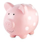 Pearhead Ceramic Piggy Bank, Baby Girl Nursery D  cor, Money Bank For Kids, Baby Keepsake, Gift For New And Expecting Parents, P