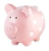 Pearhead Ceramic Piggy Bank, Baby Girl Nursery D  cor, Money Bank For Kids, Baby Keepsake, Gift For New And Expecting Parents, P