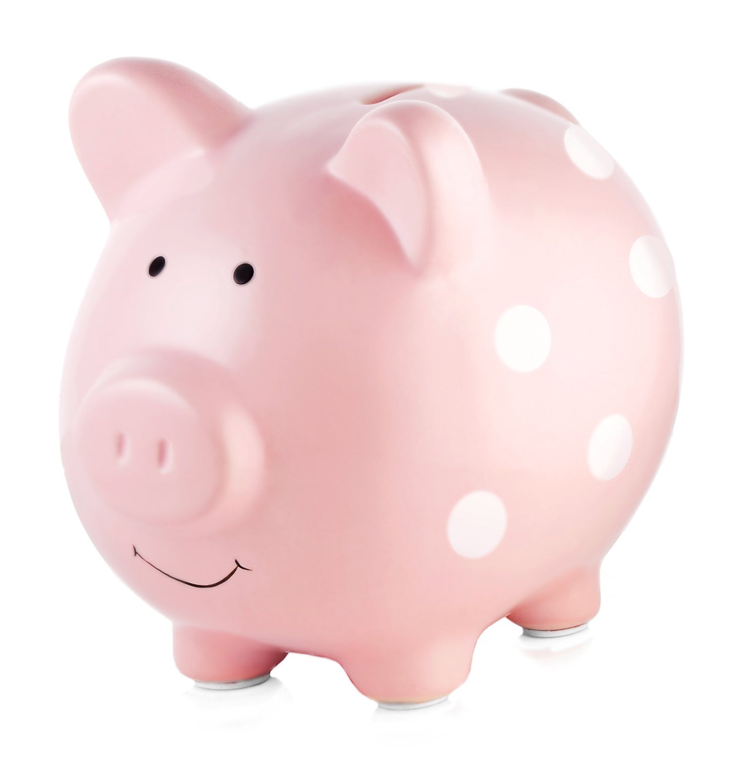 Pearhead Ceramic Piggy Bank, Baby Girl Nursery D  cor, Money Bank For Kids, Baby Keepsake, Gift For New And Expecting Parents, P