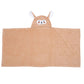 Toyvian Animal Hooded Baby Towel Cartoon Children Bath Towel Washcloth Blanket for Bath Pool Beach Swim Coverups Bathrobe Coffee