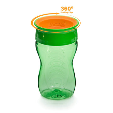 Wow Cup For Kids 360 Sippy Cup, Green, 10 Oz / 296 Ml