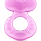 Nuby Silicone Teethe-eez Teether with Bristles, Includes Hygienic Case, Colors May Vary