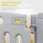 Kidzone Grey - White Baby Interactive Playpen 8 Panel Safety Gate Children Play Center Child Activity Pen Astm Certified