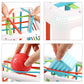 Aprilwolf Montessori Toys for 1 Year Old, Cube Bin & 6 Sensory Shape Blocks, Baby Toys 12-18 Months, Developmental Infant Birthd