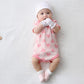 Mamimaka Baby Hat And Mittens Set - Newborn Baby Hats Caps For Boys And Girls, 0-6 Months, 100% Cotton