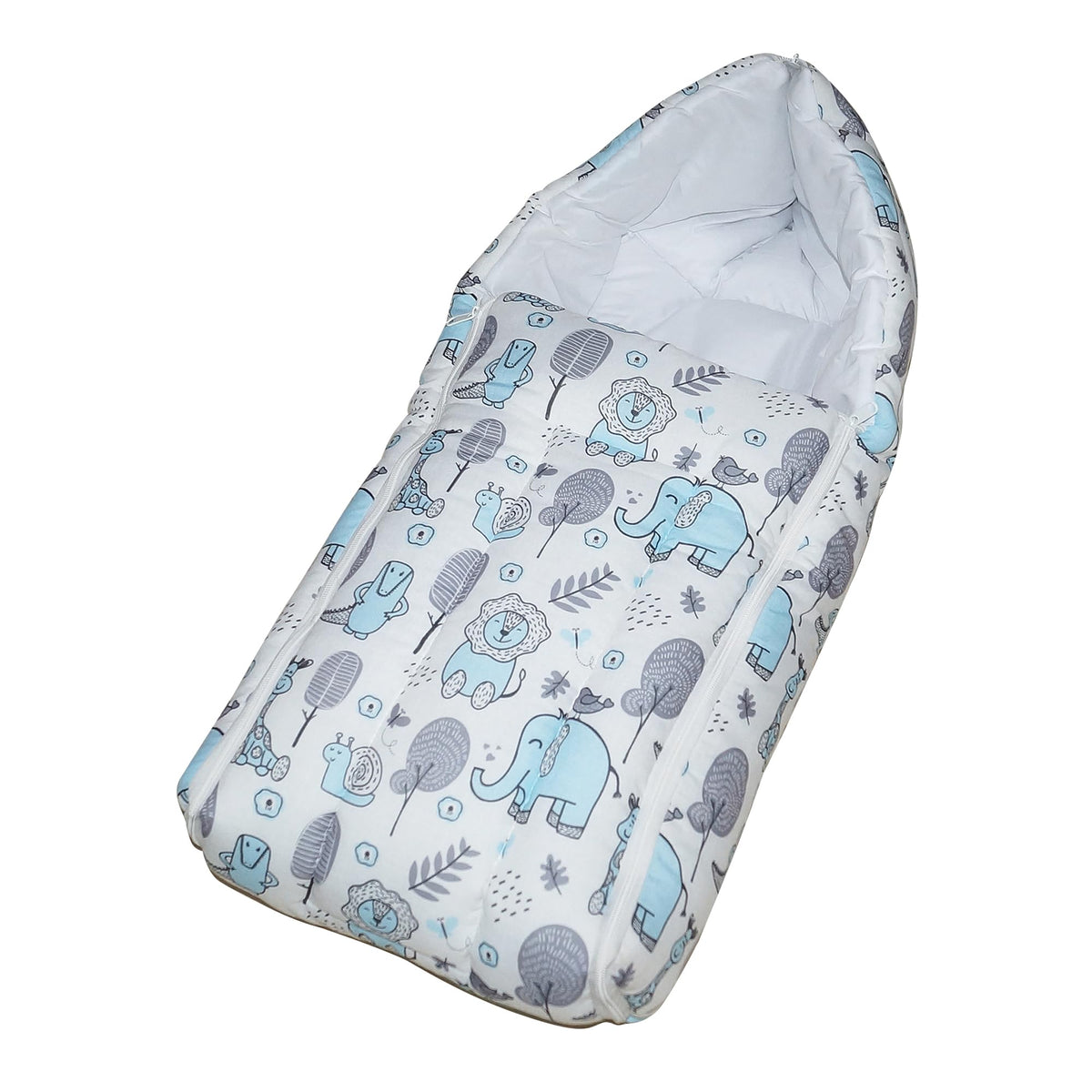 Oscar Home 3 in 1 Baby Sleeping Bag & Carry Nest | Cotton Bedding Set for Infants & New Born Baby | Portable/Travel & Skin Frien