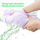Romasa Toddler Hooded Bath Towel Ultra Soft Towel Highly Absorbent Bathrobe Blanket For Boys Girls- 27.5' X 55' (Purple)