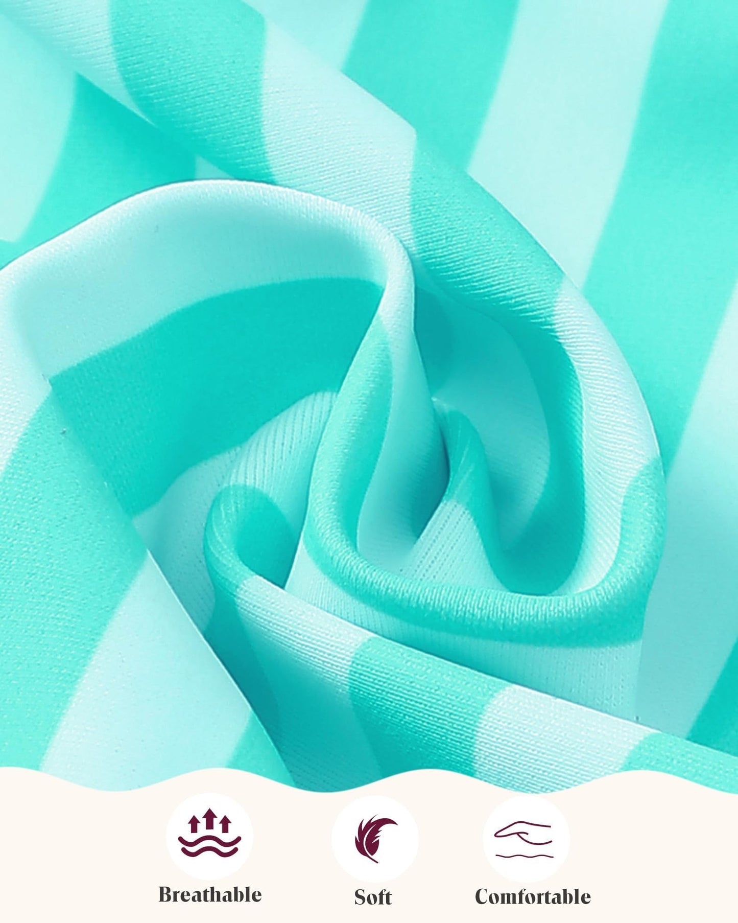 Mioglrie Toddler Baby 2T Swimsuit Girl 3T Bathing Suit Girls One Piece Swimwear Green Ruffle Stripe Summer Beach Swim Suit